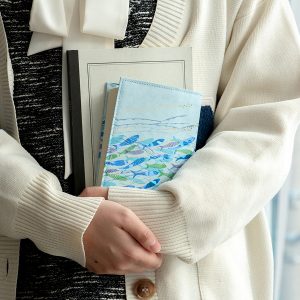 みすゞうた×ROKKAKUコラボ 箔押しブックカバー商品画像1