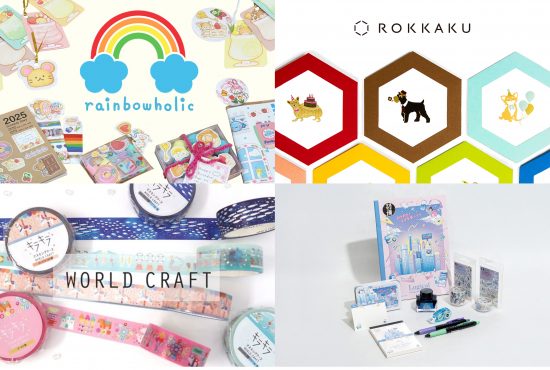 rainbowholic ROKKAKU WORLD CRAFT 文具女子博オリジナルグッズ