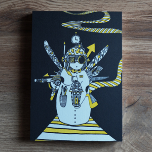 「活版印刷×アート vol.2」アートノートブック「signpost」商品画像