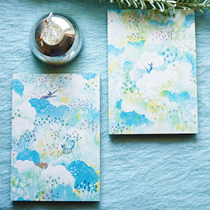 アートノートブック「草原とネコ」商品画像