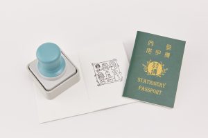 来場記念スタンプ＆パスポート風ノート