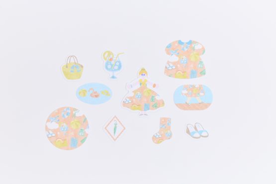 文具女子博オリジナルCharmy patternフレークシール トーキョー2026