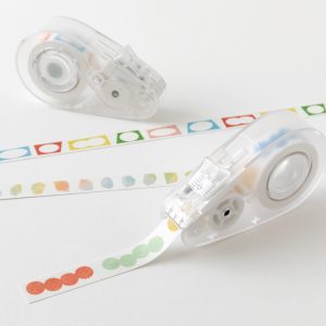 文具女子博限定 クイックテープカッター 透明 マスキングテープ付画像