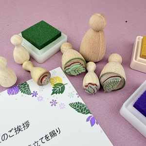 コーン型木製スタンプシリーズ画像
