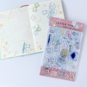 クリアスタンプLETTER TIME画像