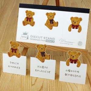 ダイカットスタンドメッセージパッド「ミニスリー」画像