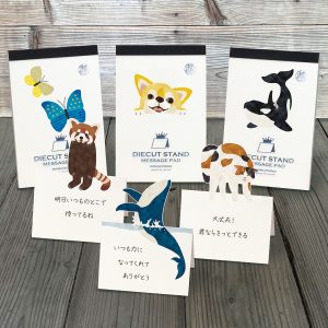 ダイカットスタンドメッセージパッド画像