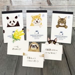 ダイカットスタンドメッセージパッド画像